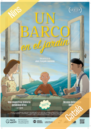 UNA BARCA DINS EL JARDÍ.